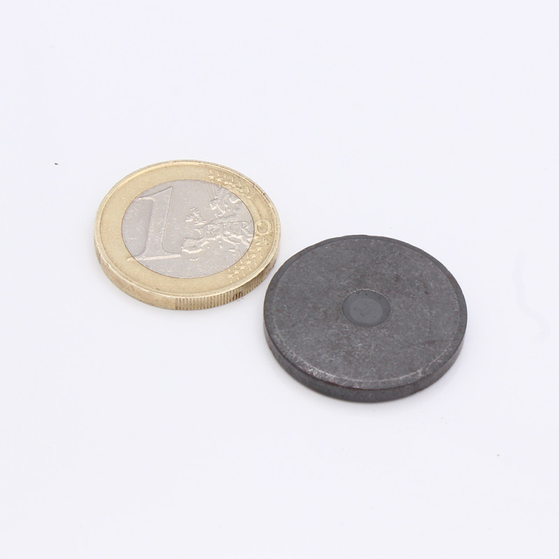 Aimant Isotrope Y10 diamètre 25x3 mm
