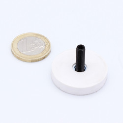 Aimant Néodyme Antiglisse diamètre 31 mm avec Tige Filetée